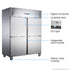 FED-X S/S Four-Door Upright Fridge - XURC1410S2V