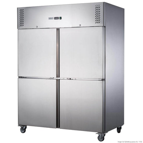 FED-X S/S Four-Door Upright Fridge - XURC1410S2V