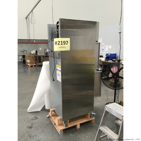 2NDs: FED-X S/S Two half Door Upright Freezer - XURF600S1V-NSW2197