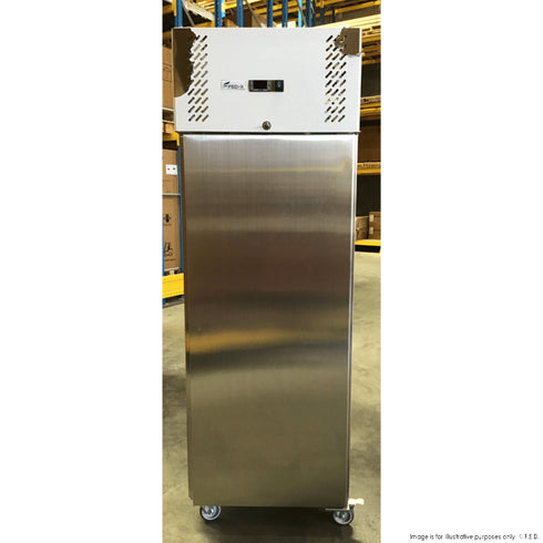 2NDs: FED-X S/S Single Full Door Upright Freezer - XURF600SFV-QLD304