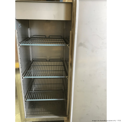 2NDs: FED-X S/S Single Full Door Upright Freezer - XURF600SFV-QLD304