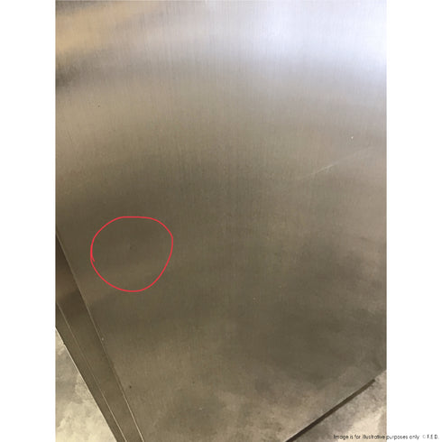 2NDs: FED-X S/S Single Full Door Upright Freezer - XURF600SFV-QLD304