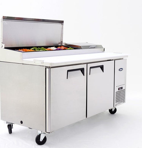 Atosa 570 Litre 2 Door Salad/ Pizza Prep Bench Fridge - MPF8202