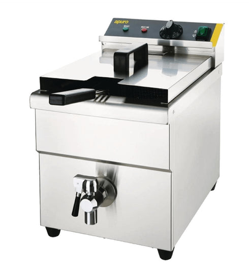 Apuro Single Tank Single Basket Induction Fryer 7.5Ltr - CP793-A