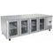 Atosa Stainless Steel 4 Glass Doors Bench Fridge - EPF3741
