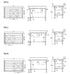 Mixrite Sink Bench With Splashback - W2400 X D700 X H900 - SS1724
