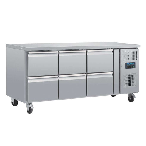 Polar U-Series 6 Drawer Counter Fridge 6xGN DA548-A