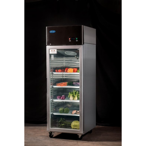 Atosa Single Glass Door Display Fridge - MCF8604