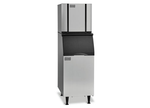 Ice-O-Matic Slim Line Modular Cube Ice Maker with Storage Bin 418kg Production - CIM0825 / B42