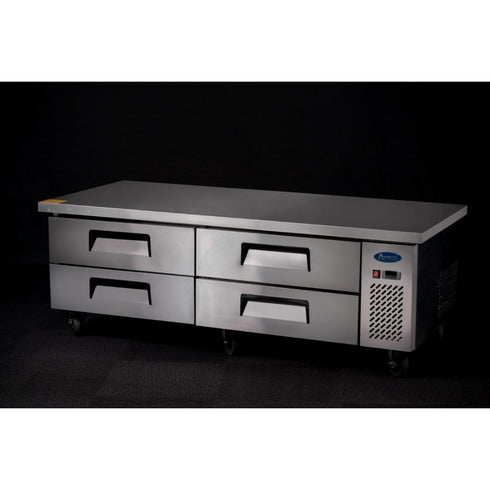 Atosa Low Base Chef's Table 4 Drawer Refrigerator 420L - MGF8453