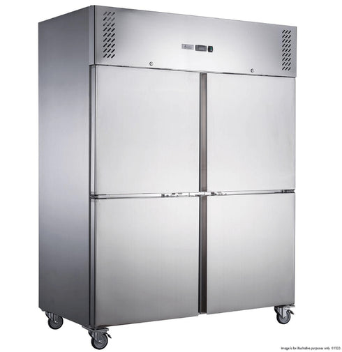 FED-X S/S Four Door Upright Freezer - XURF1410S2V