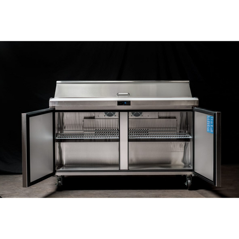 Atosa 2 Door Sandwich Prep Table Refrigerator 1530 Mm - MSF8303