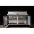 Atosa 2 Door Sandwich Prep Table Refrigerator 1530 Mm - MSF8303
