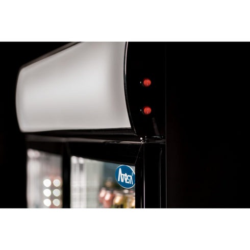 Atosa Double Glass Door Mounted Refrigerator - P1000WB-A