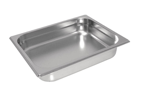 Vogue Stainless Steel Heavy Duty 1/2 Gastronorm Trays