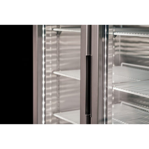 Atosa Stainless Steel Double Door Display Refrigerator 900 Litres - YCF9402