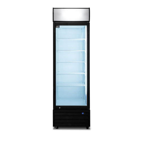 AG 420 Litre Single Door Upright Display Fridge - Glass Door - CU420TNG