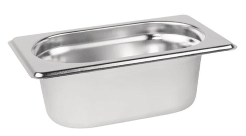 Vogue Stainless Steel 1/9 Gastronorm Trays