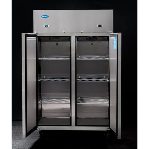 Atosa 2 Solid Door Dual Temp Fridge and Freezer - YBF9239