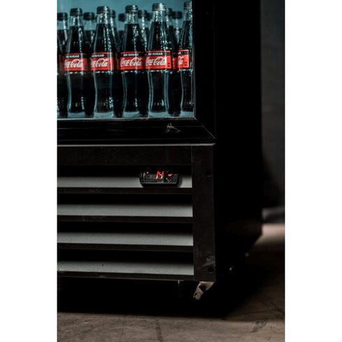 Atosa Single Glass Door Mounted Fridge 700mm P600WB