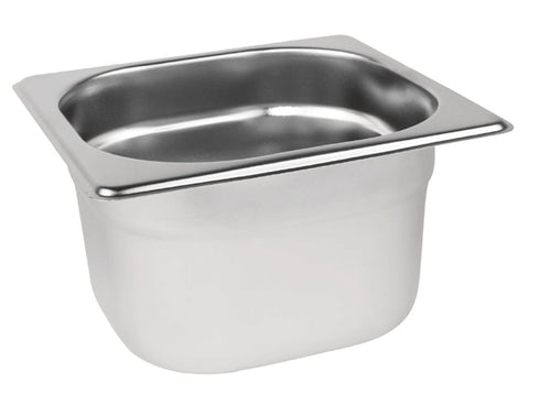 Vogue Stainless Steel 1/6 Gastronorm Trays