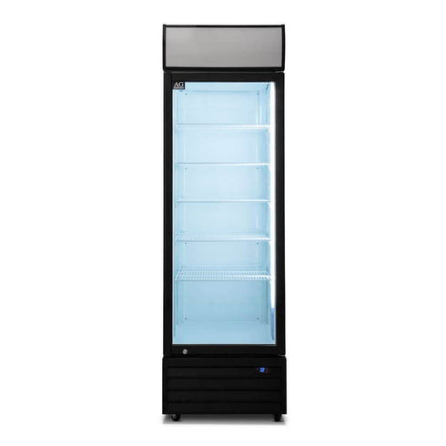 AG 420 Litre Single Door Upright Display Fridge - Glass Door - CU420TNG
