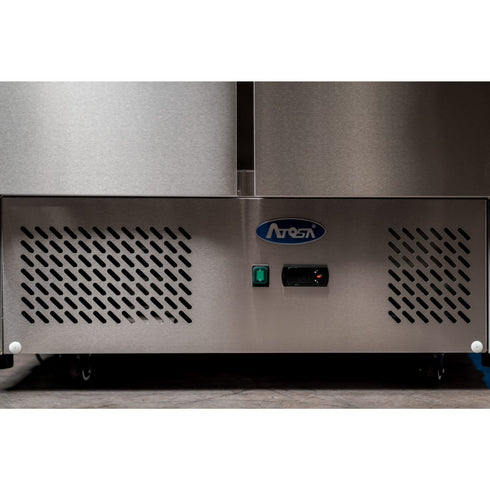 Atosa 2 Door Saladette Prep Refrigerator Marble Top 300L - ESL3831