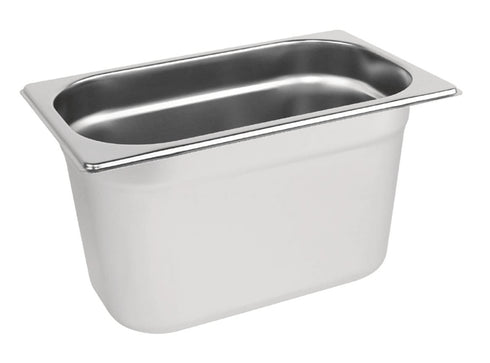 Vogue Stainless Steel 1/4 Gastronorm Trays