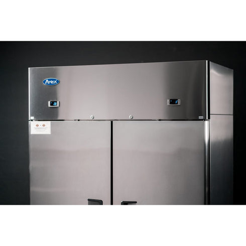 Atosa 2 Solid Door Dual Temp Fridge and Freezer - YBF9239