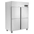 Thermaster Tropical Four x ½ door SS Freezer - SUF1000