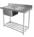 Mixrite Stainless Steel Dishwasher Single Inlet Sink - WSS17120L