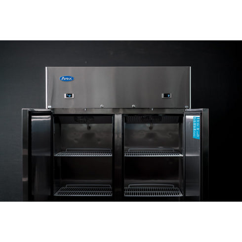 Atosa 2 Solid Door Dual Temp Fridge and Freezer - YBF9239