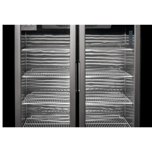 Atosa Stainless Steel Double Door Display Refrigerator 900 Litres - YCF9402