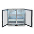 AG Twin Door Bar Fridge - Stainless Body & Doors 2SBR-H