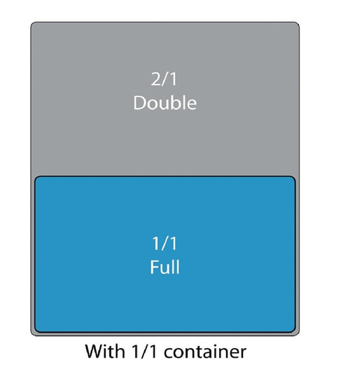 Vogue Polypropylene 1/1 Gastronorm Trays