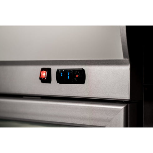 Atosa Stainless Steel Double Door Display Freezer 900 Litres - YCF9408