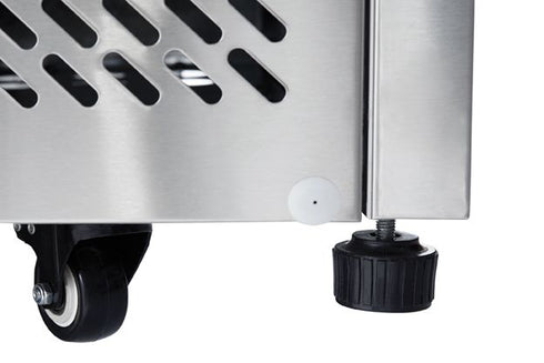 Atosa 3 Door Saladette Prep Refrigerator Sliding Lid 380L - ESL3850