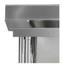 Mixrite Stainless Steel Dishwasher Single Inlet Sink - WSS17120L