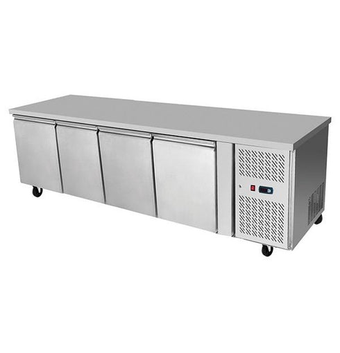 Atosa Stainless Steel 4 Solid Doors Undercounter Bench Fridge - EPF3442