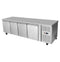 Atosa Stainless Steel 4 Solid Doors Undercounter Bench Fridge - EPF3442