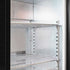 AG Three Door Bar Fridge - Black Body & Doors 3BBR-H