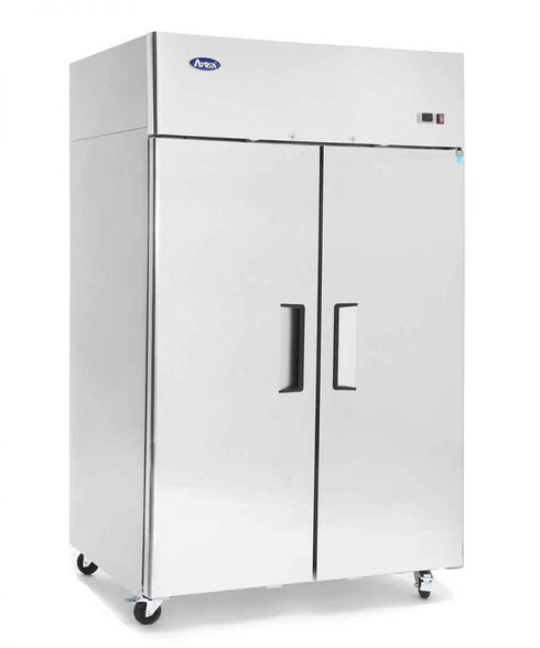 Atosa Top Mount 2 Solid Door Upright Fridge - MBF8005