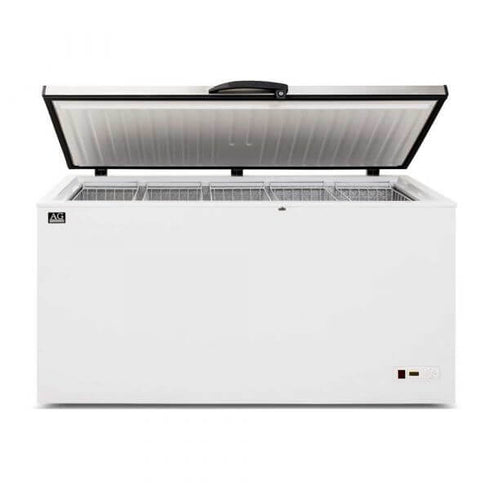 AG Stainless Lid Chest Freezer - 450L BD550S