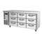 Hoshizaki Undercounter 9-Drawer Fridge RTC-167DEA-GN-9D