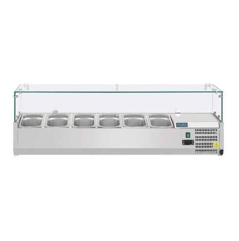 Polar G-Series Countertop Prep Fridge 6x 1/4GN AB090-A