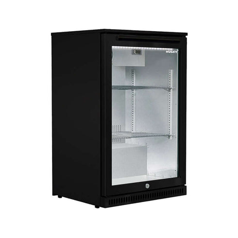 Husky 118L Alfresco Drink Single Glass Door in Black – ALF-C1-BLK-840