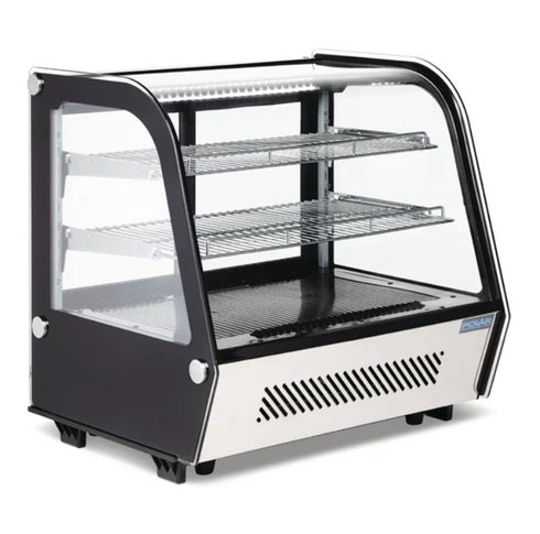Polar G-Series Countertop Food Display Fridge Black 120Ltr CD229-A