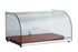 Exquitive Curved Glass Ambient Counter Top Display Cabinet – Elegant Walnut Colour - CD25-W