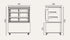 Exquisite Three Tiers Cake Display Fridge - CDS209