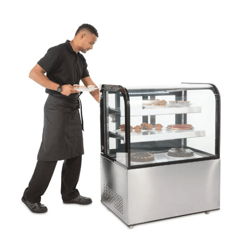 Polar G-Series Curved Glass Deli Display Fridge 270Ltr CG841-A